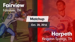 Matchup: Fairview vs. Harpeth  2016