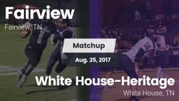 Matchup: Fairview vs. White House-Heritage  2017