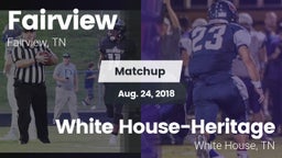Matchup: Fairview vs. White House-Heritage  2018