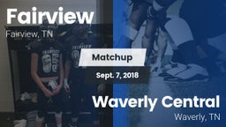 Matchup: Fairview vs. Waverly Central  2018