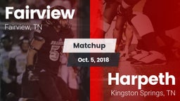 Matchup: Fairview vs. Harpeth  2018