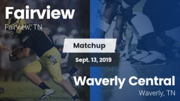 Matchup: Fairview vs. Waverly Central  2019