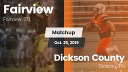 Matchup: Fairview vs. Dickson County  2019
