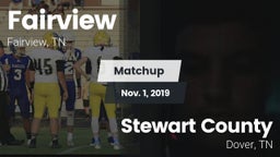 Matchup: Fairview vs. Stewart County  2019