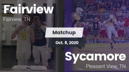 Matchup: Fairview vs. Sycamore  2020