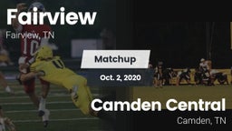 Matchup: Fairview vs. Camden Central  2020