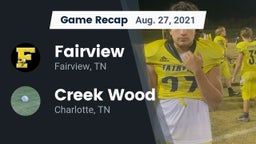Recap: Fairview  vs. Creek Wood  2021