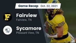 Recap: Fairview  vs. Sycamore  2021
