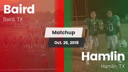 Matchup: Baird vs. Hamlin  2018