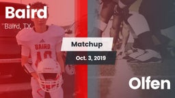 Matchup: Baird vs. Olfen 2019
