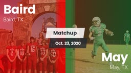 Matchup: Baird vs. May  2020