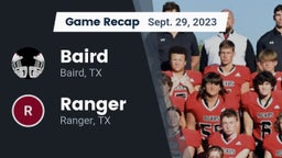 Recap: Baird  vs. Ranger  2023