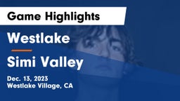 Westlake  vs Simi Valley  Game Highlights - Dec. 13, 2023