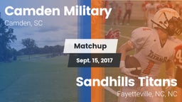 Matchup: Camden Military vs. Sandhills Titans 2017