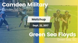 Matchup: Camden Military vs. Green Sea Floyds  2017