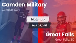 Matchup: Camden Military vs. Great Falls  2018