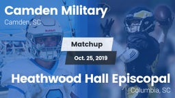 Matchup: Camden Military vs. Heathwood Hall Episcopal  2019