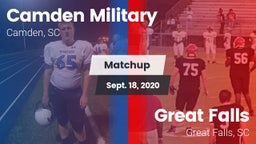 Matchup: Camden Military vs. Great Falls  2020