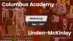 Matchup: Columbus Academy vs. Linden-McKinley  2017