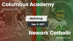 Matchup: Columbus Academy vs. Newark Catholic  2017