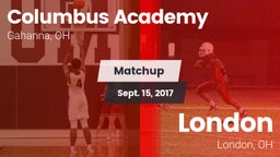 Matchup: Columbus Academy vs. London  2017