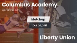 Matchup: Columbus Academy vs. Liberty Union  2017