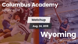 Matchup: Columbus Academy vs. Wyoming  2018