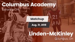 Matchup: Columbus Academy vs. Linden-McKinley  2018