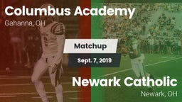 Matchup: Columbus Academy vs. Newark Catholic  2019