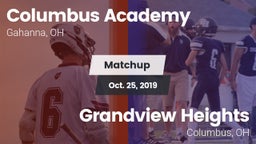 Matchup: Columbus Academy vs. Grandview Heights  2019