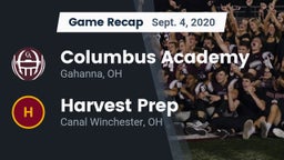 Recap: Columbus Academy  vs. Harvest Prep  2020