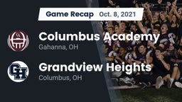Recap: Columbus Academy  vs. Grandview Heights  2021