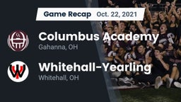 Recap: Columbus Academy  vs. Whitehall-Yearling  2021