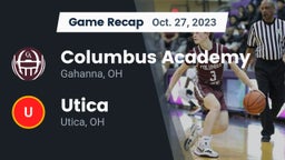 Recap: Columbus Academy  vs. Utica  2023