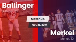 Matchup: Ballinger vs. Merkel  2019