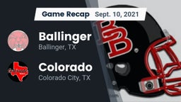 Recap: Ballinger  vs. Colorado  2021
