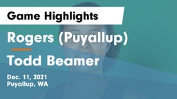 Rogers  (Puyallup) vs Todd Beamer  Game Highlights - Dec. 11, 2021