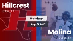 Matchup: Hillcrest vs. Molina  2017