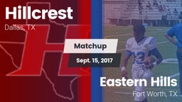 Matchup: Hillcrest vs. Eastern Hills  2017