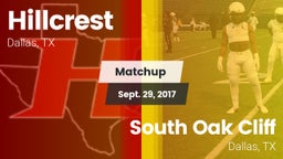 Matchup: Hillcrest vs. South Oak Cliff  2017