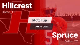 Matchup: Hillcrest vs. Spruce  2017