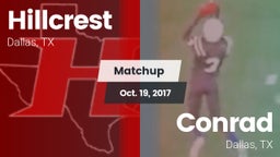 Matchup: Hillcrest vs. Conrad  2017