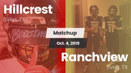 Matchup: Hillcrest vs. Ranchview  2019