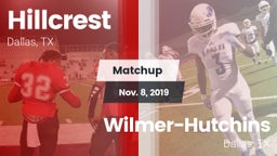 Matchup: Hillcrest vs. Wilmer-Hutchins  2019