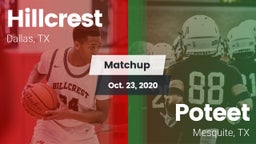 Matchup: Hillcrest vs. Poteet  2020