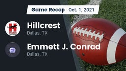 Recap: Hillcrest  vs. Emmett J. Conrad  2021