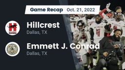 Recap: Hillcrest  vs. Emmett J. Conrad  2022