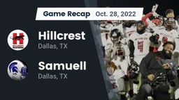 Recap: Hillcrest  vs. Samuell  2022