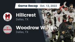 Recap: Hillcrest  vs. Woodrow Wilson  2022