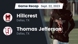 Recap: Hillcrest  vs. Thomas Jefferson  2023